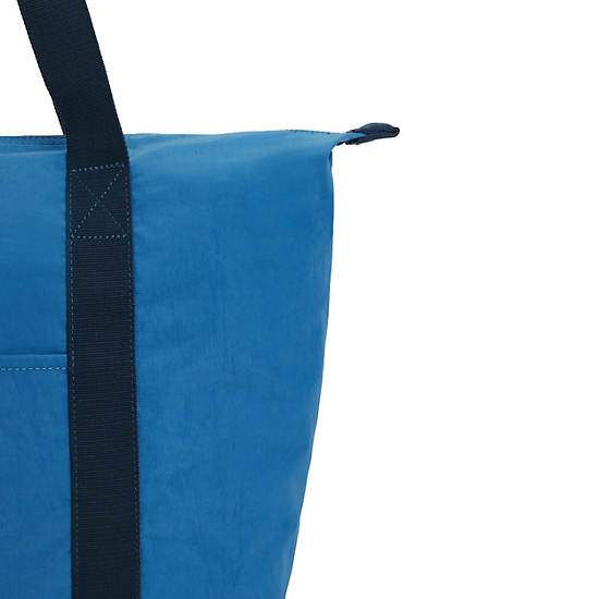 Kipling Art Medium Lite Tote Tassen Blauw | België 1766MQ